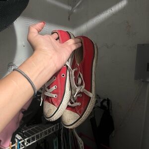 Classic Red Kids Sneakers